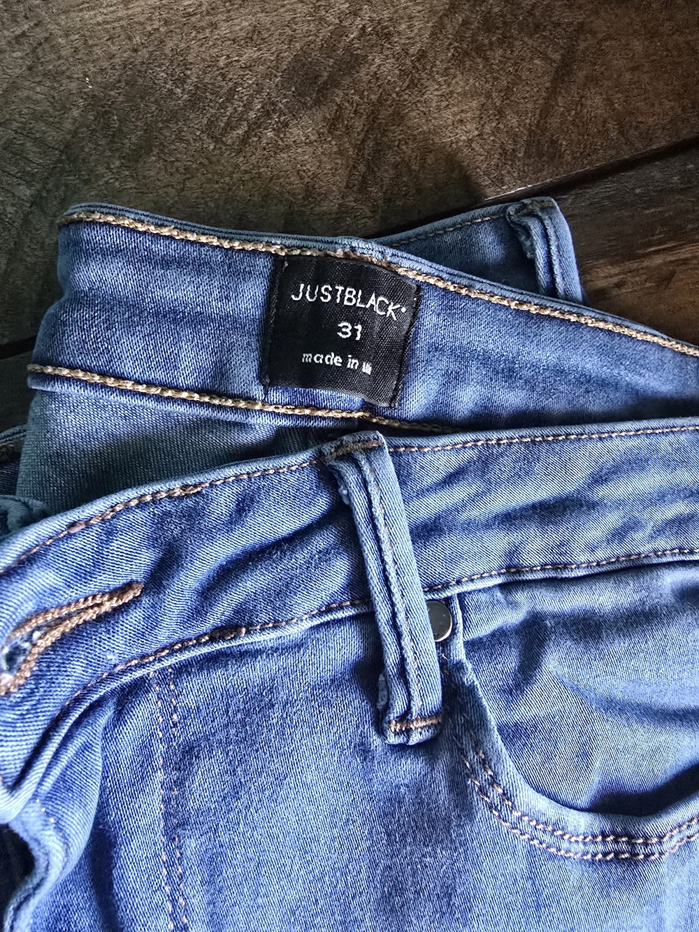 Just Black Women's Blue Denim Jeans - 31